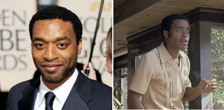 Chiwetel Ejiofor (Frazer Harrison/Getty Images); screenshot from American Gangster